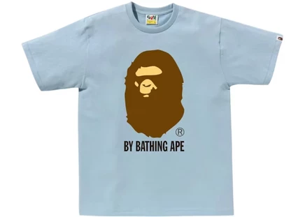 Мужская футболка BAPE By Bathing Ape Logo, светло-голубая