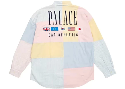 Мужская рубашка Palace x Gap Oxford, разноцветная