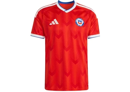Мужская игровая футболка adidas chile 2026 home, красная