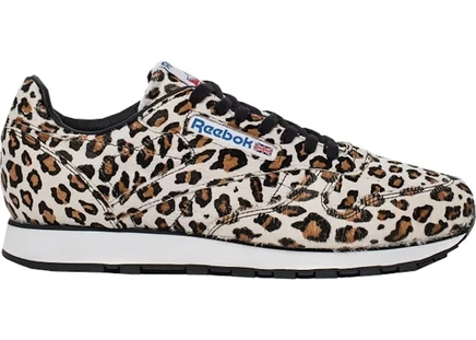 Мужские кроссовки Reebok Classic Leather, леопардовые