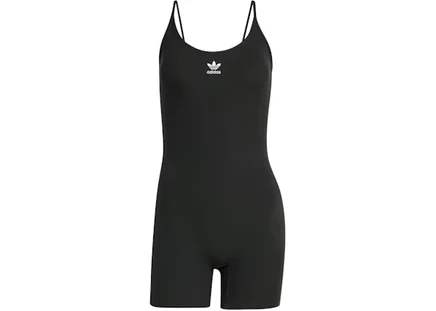 Женское боди Adidas Essentials Rib в рубчик, черное