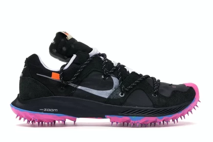 Nike Zoom Terra Kiger 5 Off-White Black (Women's) black/metallic silver-white-pink blast