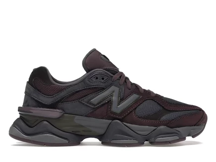 Унисекс кроссовки New Balance 9060 с замшевыми накладками и сетчатым верхом, трюфельный/земляной/антрацитовый