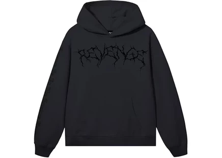 Мужское худи Revenge Lightning Heartbreak, винтажно-черное