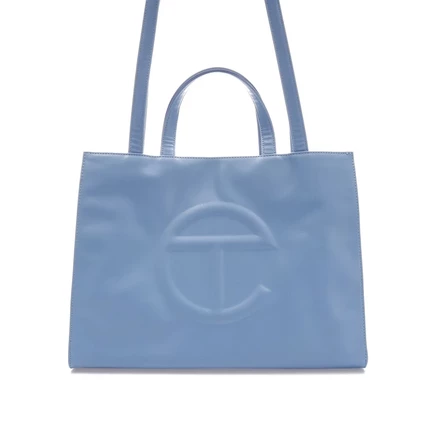 Унисекс сумка Telfar Shopping Bag Medium, небесно-голубая