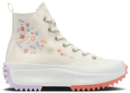 Мужские кеды Converse Run Star Hike вышитые, айвори