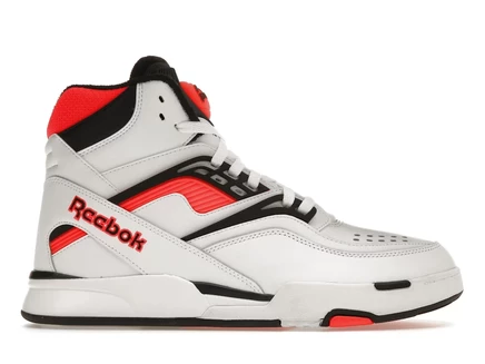 Кроссовки Reebok Pump TZ Neon Cherry, бело-черно-неоновая вишня