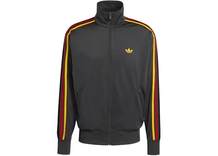 Мужская олимпийка Adidas Firebird Track Top, черная/золотая/красная