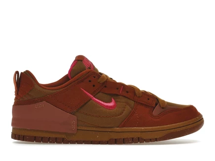 Женские кроссовки Nike Dunk Low Disrupt 2, коричнево-розовые