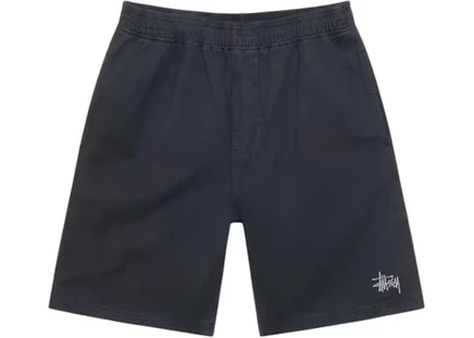 Мужские шорты Stussy Heavy Jersey, черные