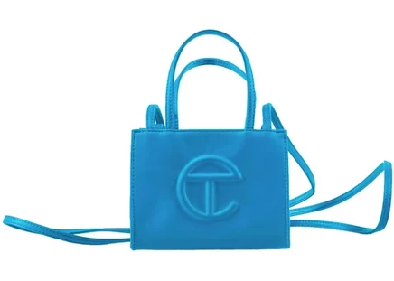 Унисекс сумка Telfar Shopping Bag Small, циан