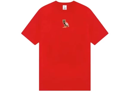 Футболка OVO Canada Flag Classic Owl, красная