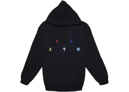 Мужское худи Travis Scott Astroworld Scattered, черное