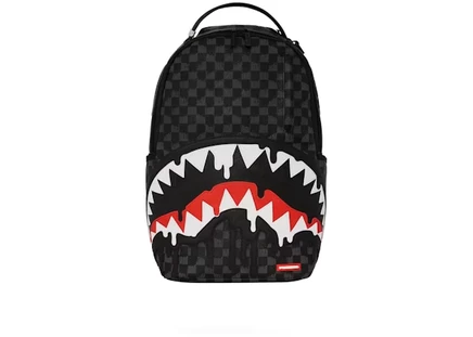 Унисекс рюкзак Sprayground Dripping Sharks, черно-красный
