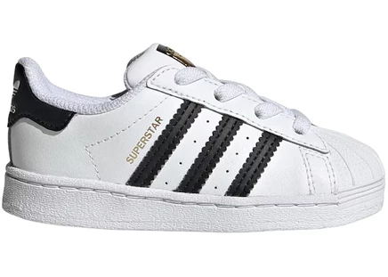 Детские кроссовки Adidas Superstar, бело-черные