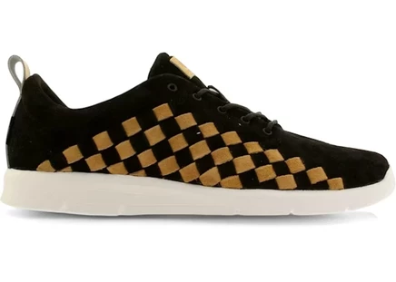 Мужские кроссовки Vans Tesella Luxe Reverse, чёрно‑золотые