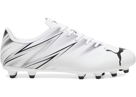 Мужские бутсы Puma Attacanto FG/AG, бело-черные