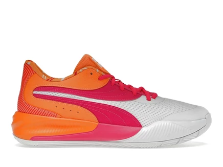 Мужские кроссовки Puma Dunkin Donuts, бело-розово-оранжевые