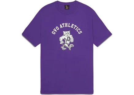 Мужская футболка OVO Athletics, фиолетовая