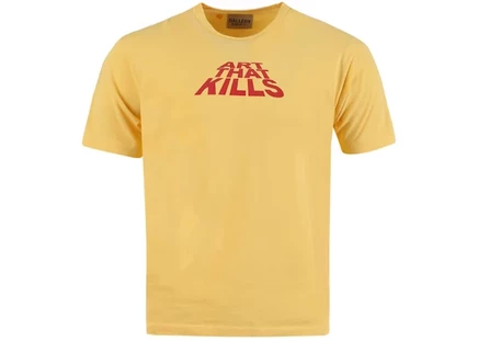 Мужская футболка Gallery Dept. Art That Kills Logo, желтая