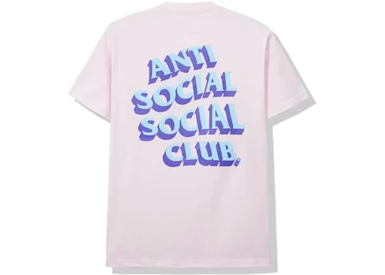Мужская футболка Anti Social Social Club Popcorn, розовая