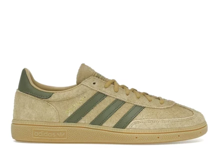 Мужские кеды Adidas Handball Spezial, бежево-оливковые