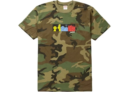 Мужская футболка Supreme Life Tee, лесной камуфляж
