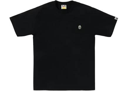 Футболка Bape ABC Camo One Point, черно-зеленая