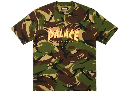 Мужская футболка Palace x Thrasher, камуфляжная