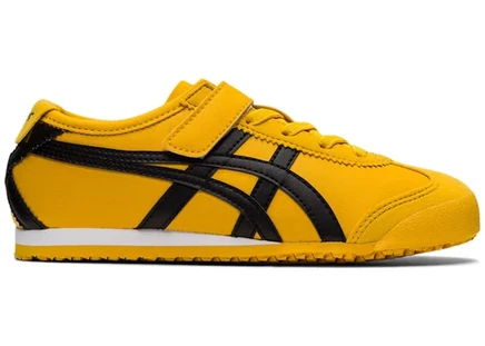 Детские кроссовки Onitsuka Tiger Mexico 66 Kill Bill, желто-черные