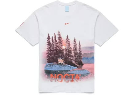 Мужская футболка Nike x NOCTA Opal Reels, белая