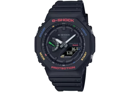 Мужские часы Casio GA-B2100FC-1A, 45 мм, корпус и ремешок из смолы, черные