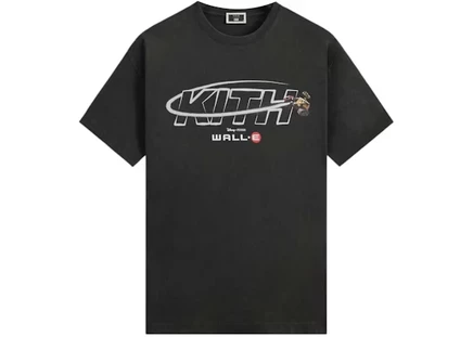 Мужская футболка KITH x Disney Pixar Wall‑E Orbit, черная