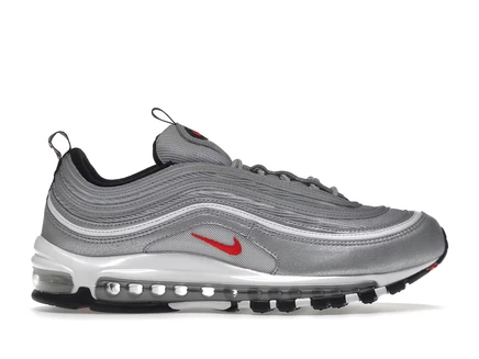 Мужские кроссовки Nike Air Max 97 OG Silver Bullet (2022), серебристые