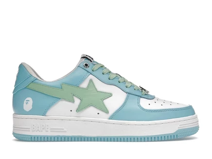 Мужские кеды Bape Bape Sta, пастельно-голубые