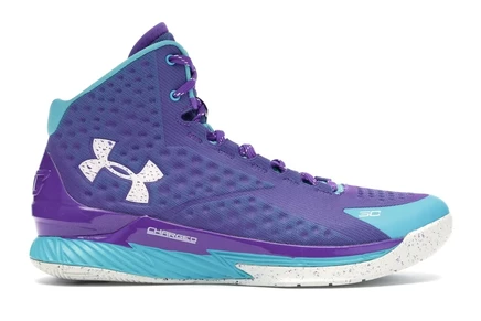 Мужские кроссовки Under Armour Curry 1 Father To Son, бирюзово-фиолетовые