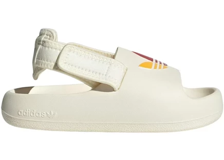 Детские шлепанцы Adidas adiFOM Adilette, кремово-белые