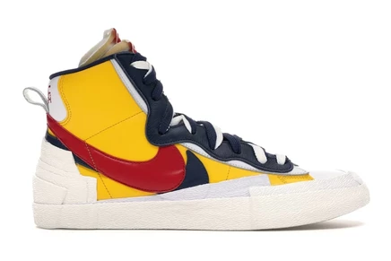 Мужские кроссовки nike blazer mid sacai snow beach