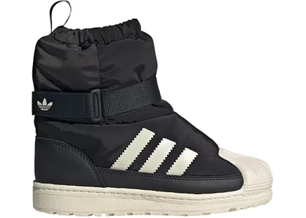 Детские кроссовки Adidas Superstar 360, черно-белые