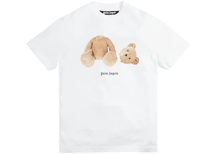 Мужская футболка Palm Angels Teddy Bear, белая