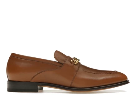 Мужские лоферы Gucci Interlocking G Chain Loafer, коричневые
