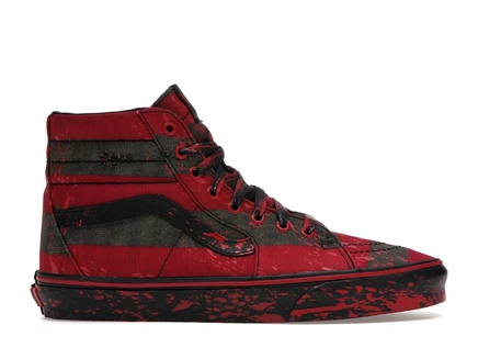Мужские кеды Vans Sk8-Hi Nightmare, черно-красно-зеленые