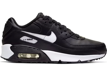 Детские кроссовки Nike Air Max 90 Recraft (GS), черно-белые