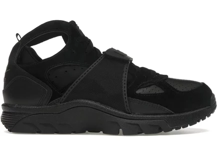 Кроссовки Nike Air Trainer Huarache Triple Black, черные