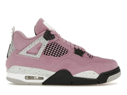 Женские кроссовки Jordan 4 Retro Orchid, орхидея/серый/черный/белый