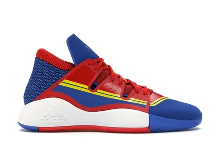 Мужские кроссовки Adidas Pro Vision Marvel Captain Marvel, сине-красно-желтые
