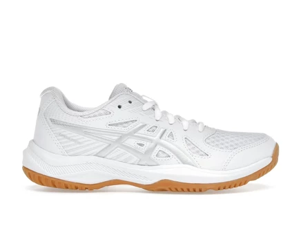 Женские кроссовки Asics Upcourt 6, бело-серебристые