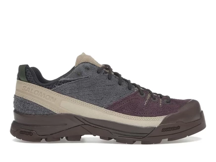 Мужские кроссовки Salomon X-ALP Suede, сливовые/стальные/песочные