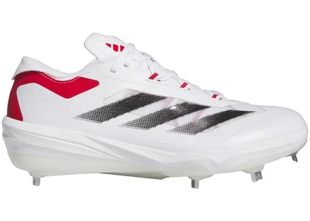 Кроссовки Adidas Adizero, бело-чёрно-красные