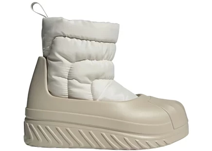 Женские зимние ботинки Adidas adiFOM Superstar, бежевые